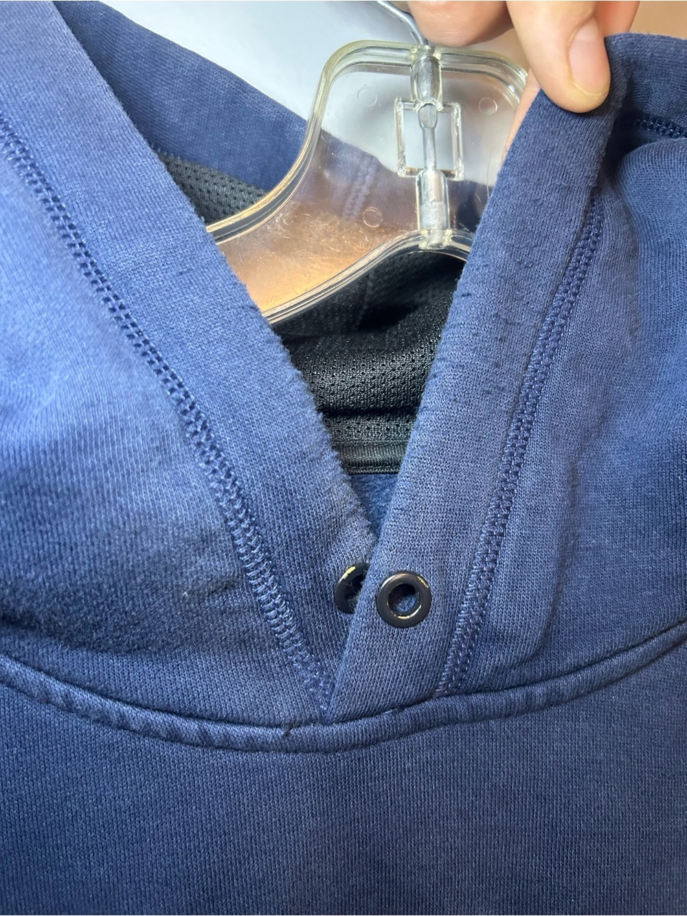Vintage Adidas logo patch pullover hoodie - Picture 5 of 7